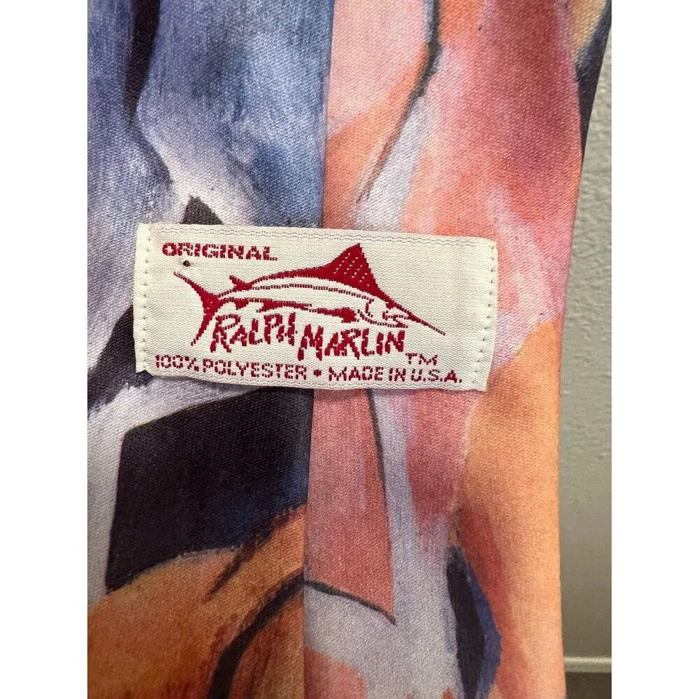 Ralph Marlin Picasso Inspired Polyester Tie
